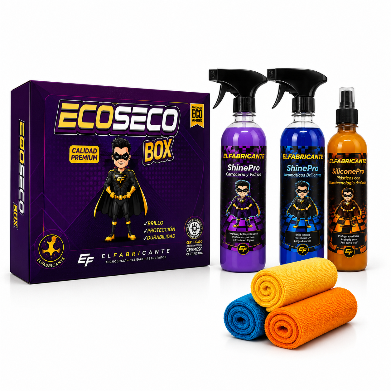 EcoSeco Box | Kit de Lavado Ecológico para Auto
